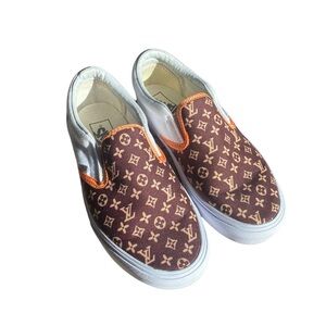 LV printed Vans size 7.5